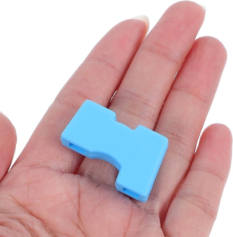Non Slip Silicone Chopstick Training Aid Connector For Kids And Seniors Blue 5 Pack - Image 4